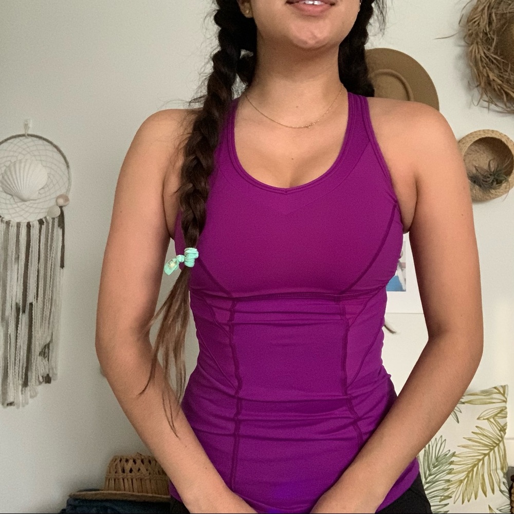 Lululemon strappy back tank sz 4